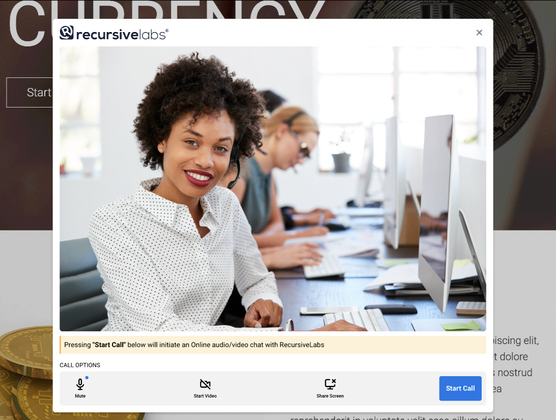 screenshot of Recursive Labs